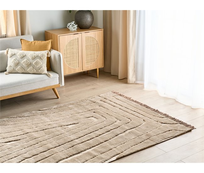 Conforama Alfombra 160 X 230 Cm Beige SAZOO
