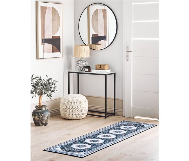 Conforama Alfombra 60 X 200 Cm Azul GEDIZ