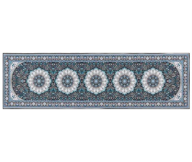 Conforama Alfombra 60 x 200 cm azul GEDIZ