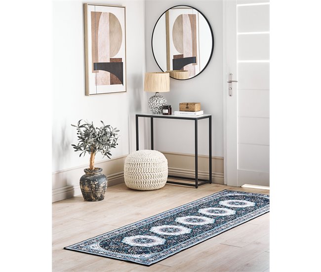 Conforama Alfombra 80 X 240 Cm Azul GEDIZ