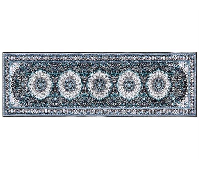 Conforama Alfombra 80 x 240 cm azul GEDIZ
