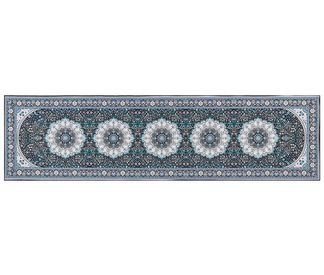 Conforama Alfombra 80 x 300 cm azul GEDIZ