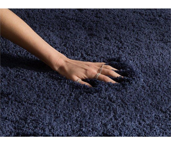 Conforama Alfombra Azul Oscuro 80 X 150 Cm EVREN