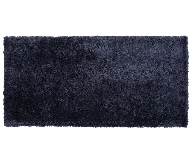Conforama Alfombra azul oscuro 80 x 150 cm EVREN