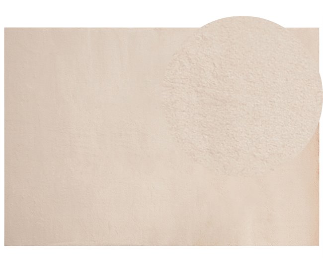Conforama Alfombra beige 160 x 230 cm MIRPUR
