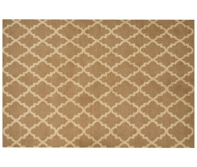 Conforama Alfombra de yute beige 200 x 300 MERMER