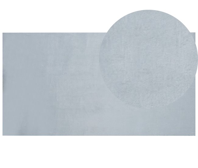 Conforama Alfombra gris menta 80 x 150 cm MIRPUR