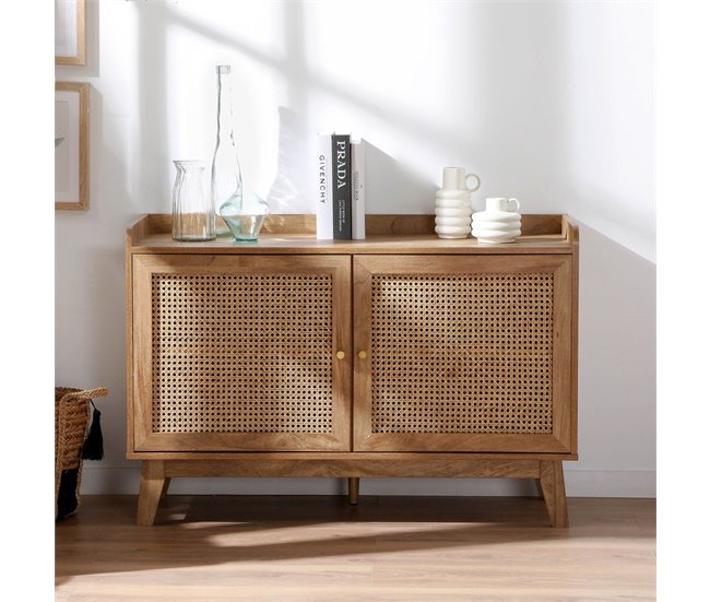 Conforama Aparador 2 Puertas Ratán L110 Cm - PALMO