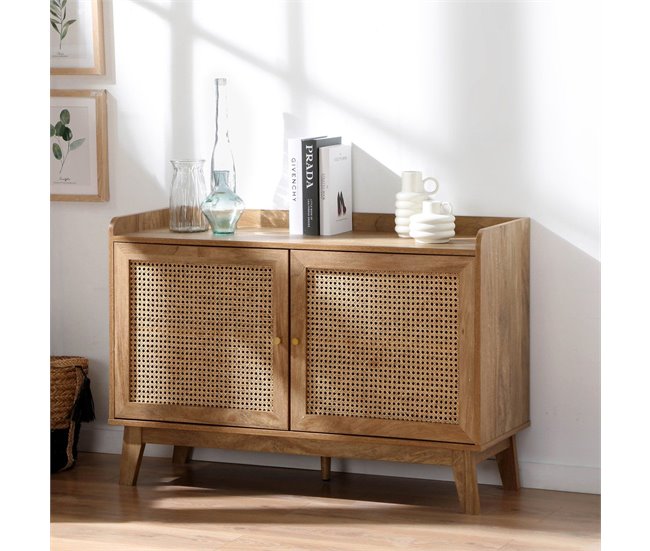 Conforama Aparador 2 Puertas Ratán L110 Cm - PALMO