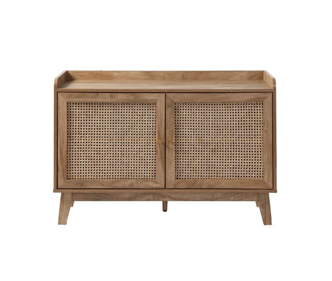 Conforama Aparador 2 puertas ratán L110 cm - PALMO