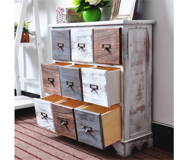 Conforama Aparador Decorativo Con 9 Cajones NADIA