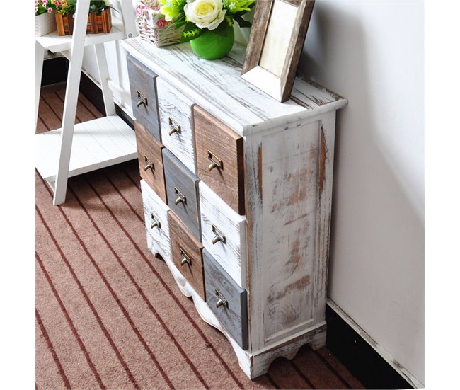 Conforama Aparador Decorativo Con 9 Cajones NADIA