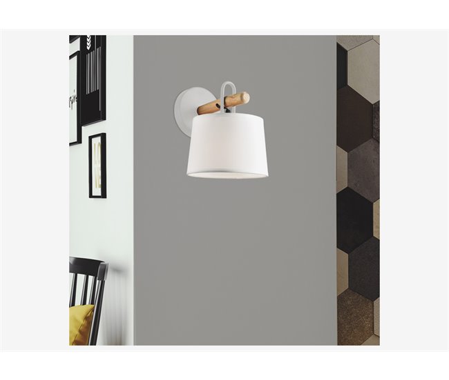 Conforama Aplique De Pared De La AROLAS Blanco