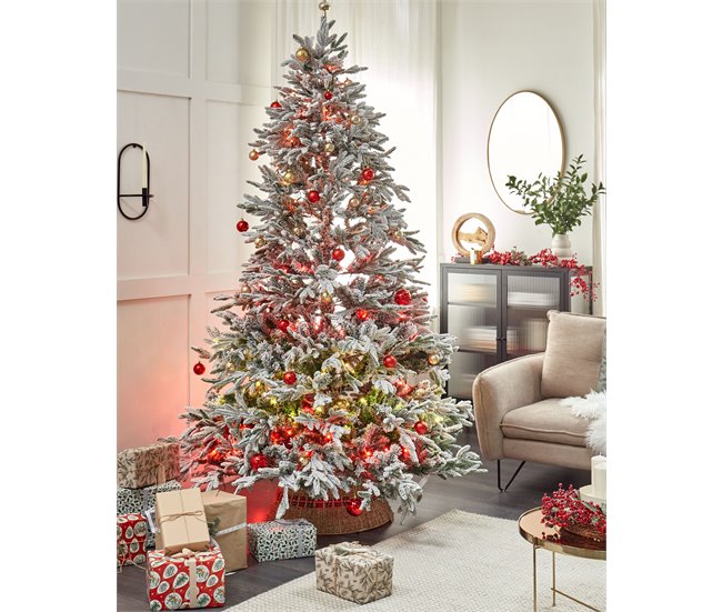 Conforama Árbol De Navidad 240 Cm Blanco BASSIE