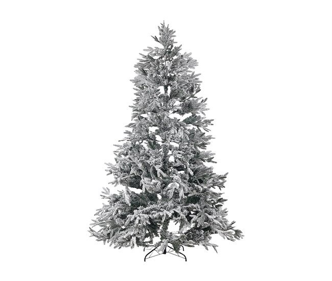 Conforama Árbol de Navidad 240 cm blanco BASSIE