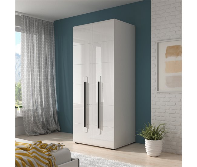 Conforama Armario 2 Puertas Louis Blanco