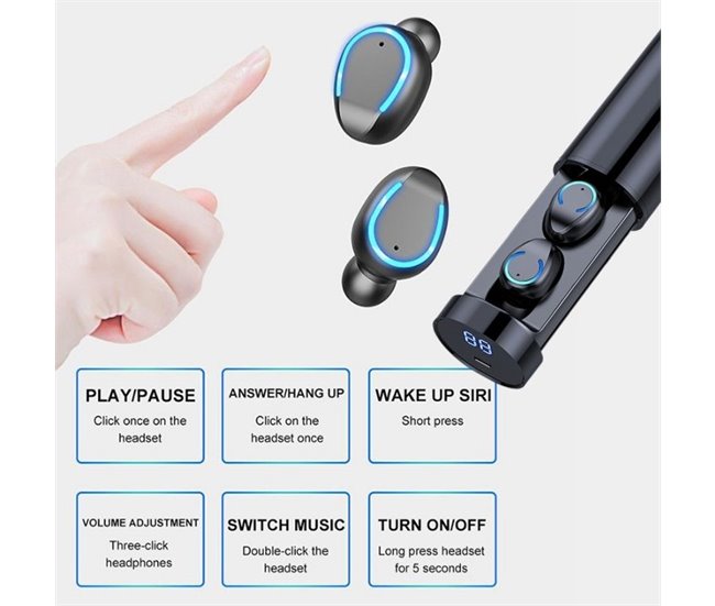 Conforama Auriculares F99 TWS Bass+