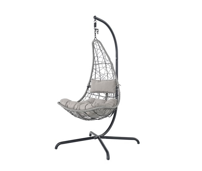 Conforama Balancín Colgante MILAN Color Gris