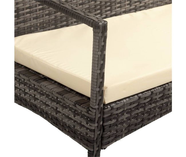 Conforama Banco De Hierro Color Gris 41x41x48h Cm