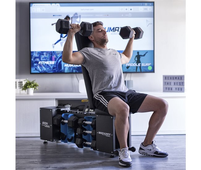 Conforama Banco De Musculación Iron Bench Behumax