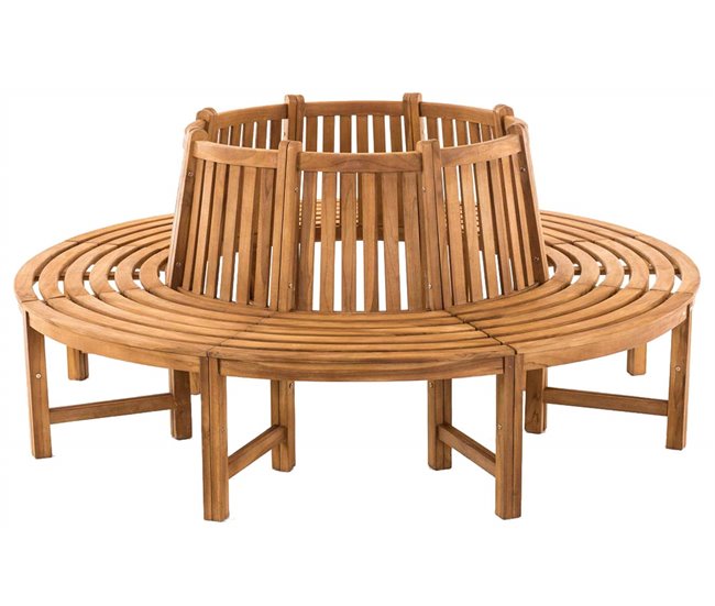 Conforama Banco Novum Madera Teca 200X200X89.5 cm