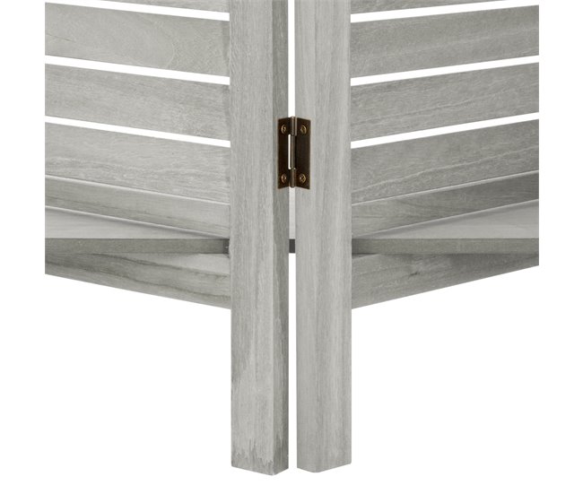 Conforama Biombo 3 Hojas Gris 120 5x37x170