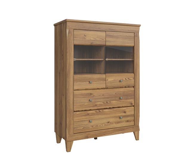 Conforama Bufé 2 puertas 2 cajones Raya Madera