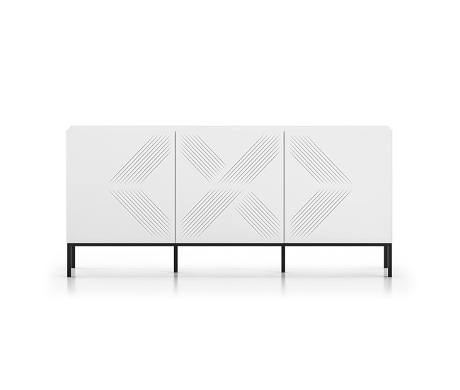 Conforama Bufé 3 Puertas Aura Blanco
