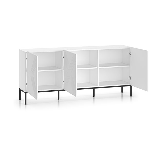Conforama Bufé 3 Puertas Aura Blanco