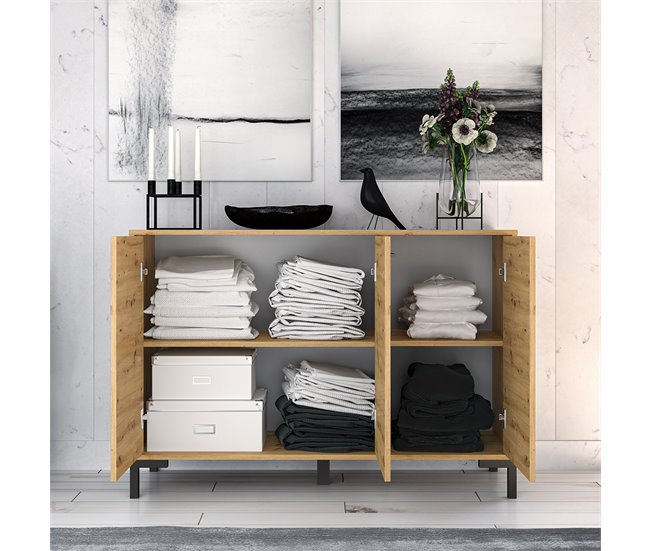 Conforama Bufé 3 Puertas Liora Madera