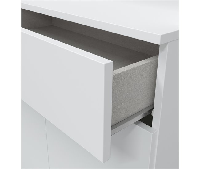 Conforama Buffet De Cocina 4P CONFO BASIC Blanco