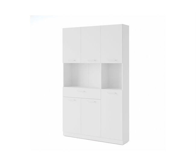 Conforama Buffet de cocina 6P CONFO BASIC blanco