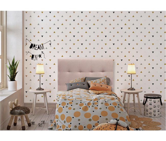 Conforama Cabecero ALASKA Tela Pink 105cm X 75cm