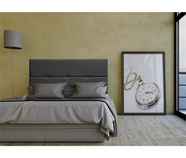 Conforama Cabecero COIMBRA Tela Gris 105x75cm