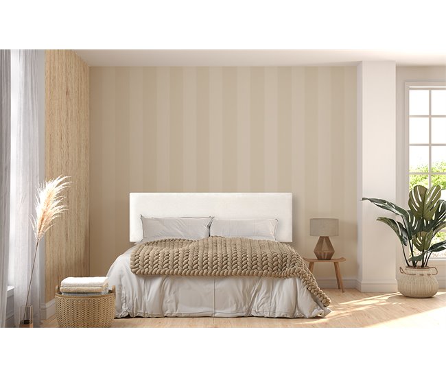 Conforama Cabecero DEGAS Tejido Blanco 160x50cm