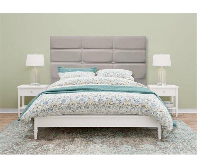 Conforama Cabecero ESTORIL Tela Marengo 190x135cm