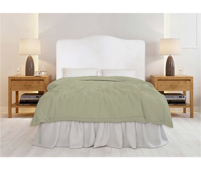 Conforama Cabecero FLOW 160cm Extra Blanco Tela