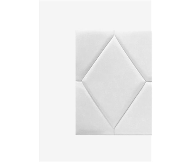 Conforama Cabecero HAWAII 105cm Extra Blanco Tela