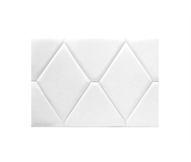 Conforama Cabecero HAWAII 105cm Extra Blanco Tela