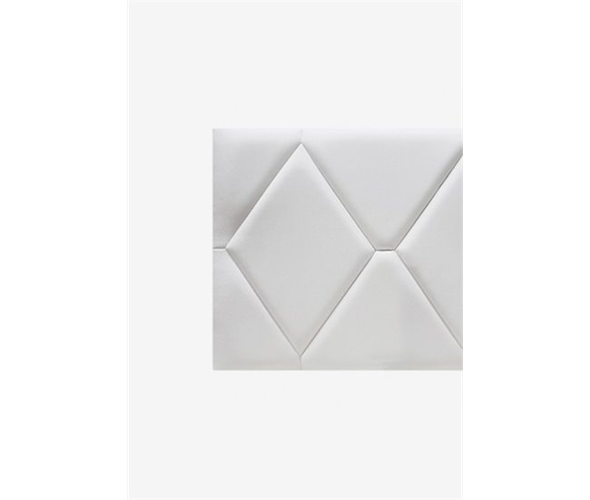 Conforama Cabecero HAWAII 160cm Blanco Polipiel