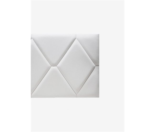 Conforama Cabecero HAWAII 160cm Blanco Polipiel