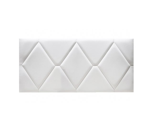 Conforama Cabecero HAWAII 160cm Blanco Polipiel