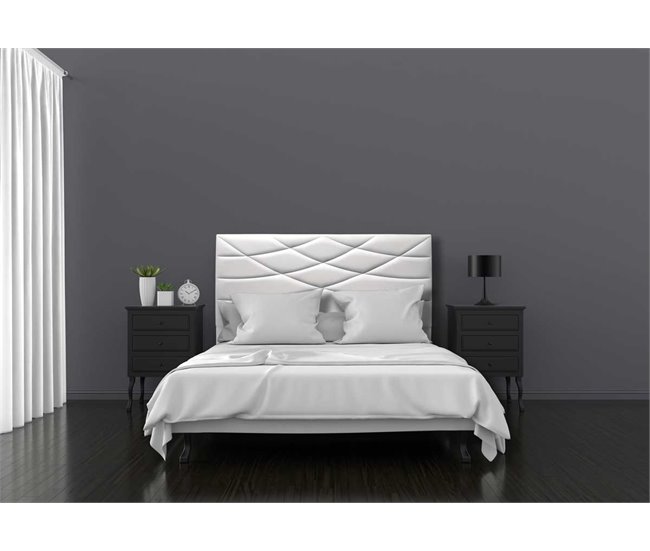 Conforama Cabecero KIOTO Blanco 160cm X 120cm