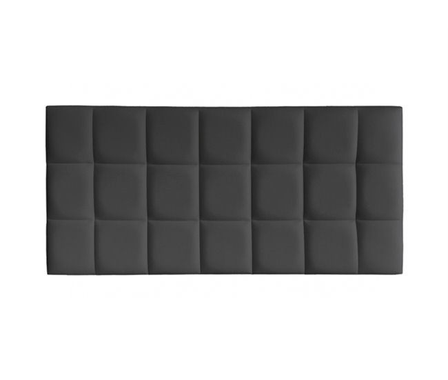 Conforama Cabecero NEBRASKA 160cm gris oscuro tela