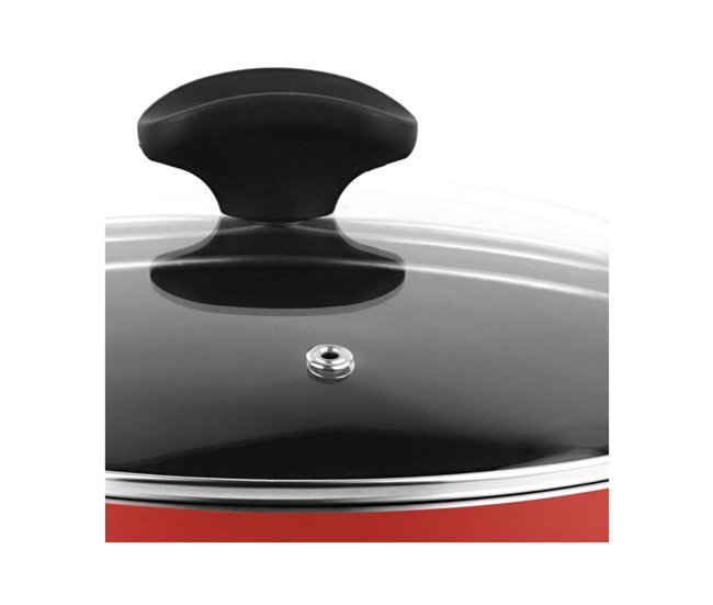 Conforama Cacerola FAGOR Rojo Aluminio (Ø 24 Cm)