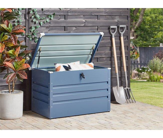 Conforama Caja De Almacenamiento Azul CEBROSA