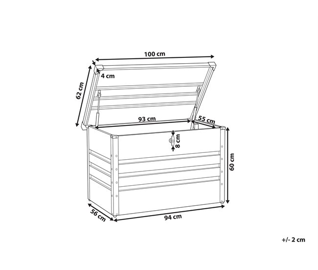 Conforama Caja De Almacenamiento Azul CEBROSA
