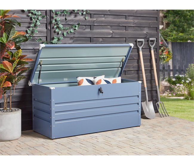 Conforama Caja De Almacenamiento Azul CEBROSA