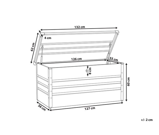 Conforama Caja De Almacenamiento Azul CEBROSA