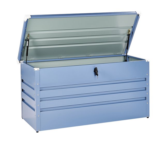 Conforama Caja de almacenamiento Azul CEBROSA